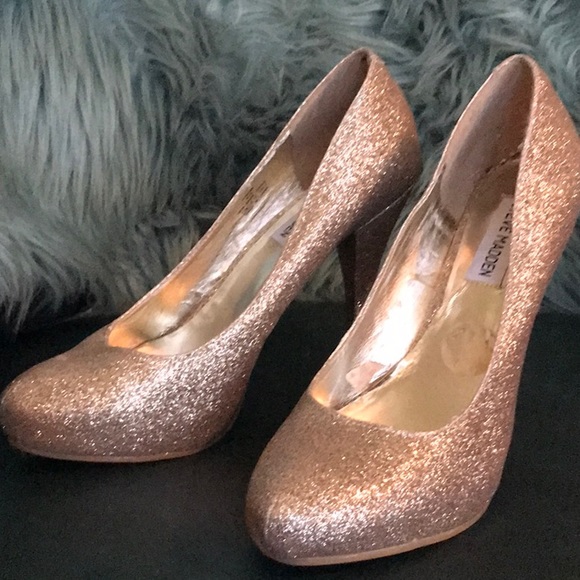 Steve Madden Sparkle Platform Pumps 8.5 M - Picture 8 of 11